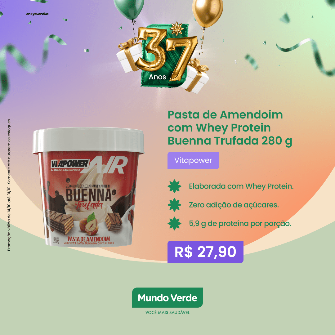 PASTA DE AMENDOIN COM WHEY PROTEIN BUENA TRUFADA 280G