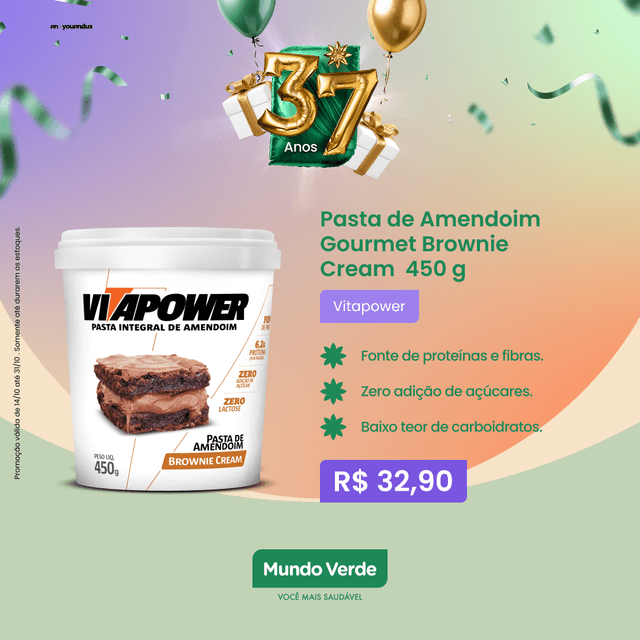 PASTA DE AMENDOIN GOURMET BROWNIE CREAM 280G