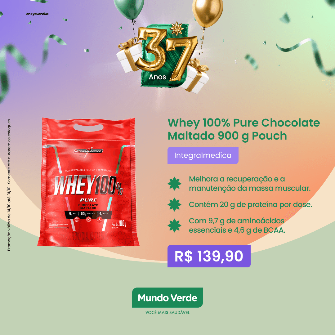 WHEY 100% PURE 900G CHOCOLATE MALTADO