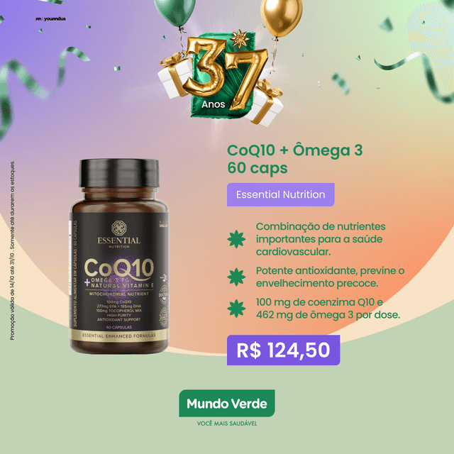 COQ10 + OMEGA 3 60CAPS