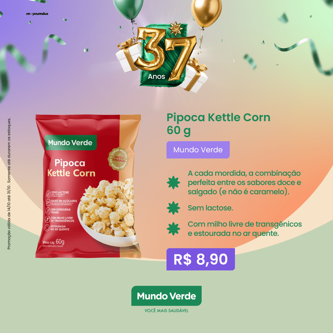 PIPOCA KETTLE CORN 60G